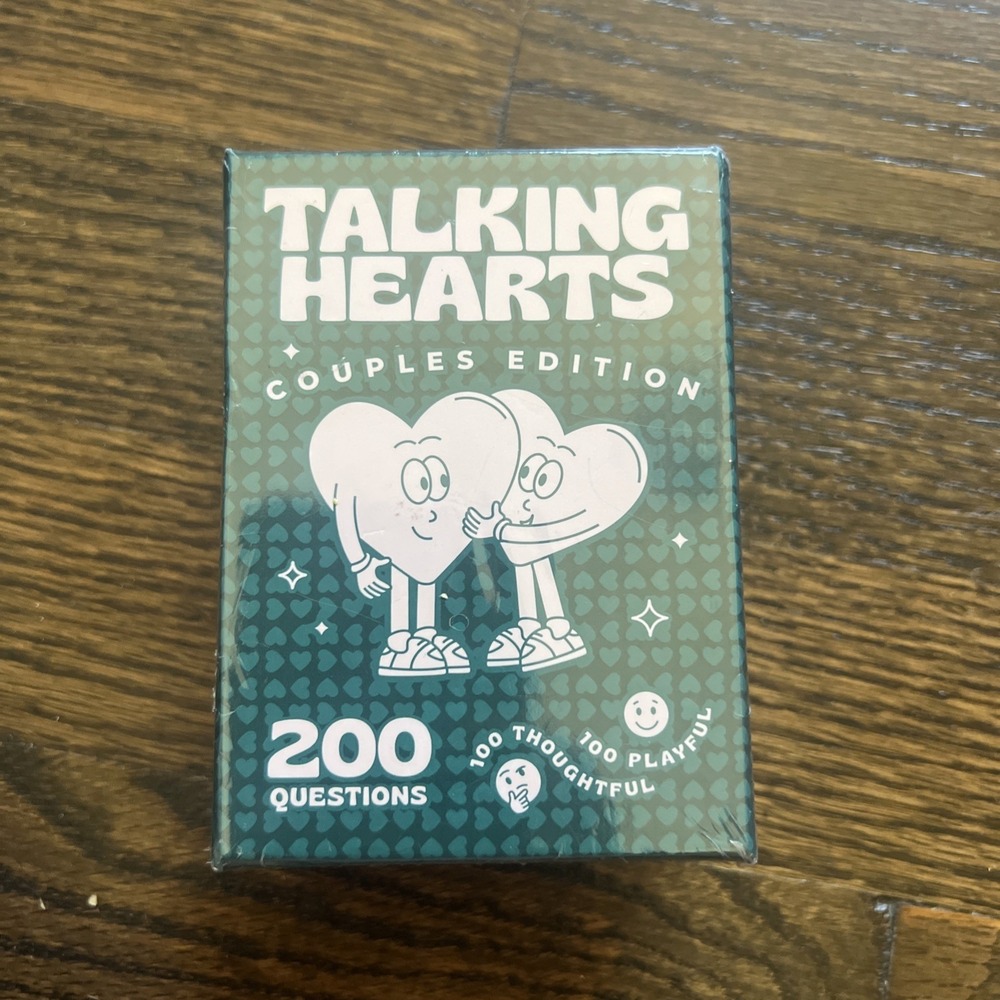 Talking Hearts Card Game Couples Edition Conversation Date Night Laughs Fun